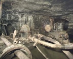Brewery celler with Pelton Water Wheel and governor.